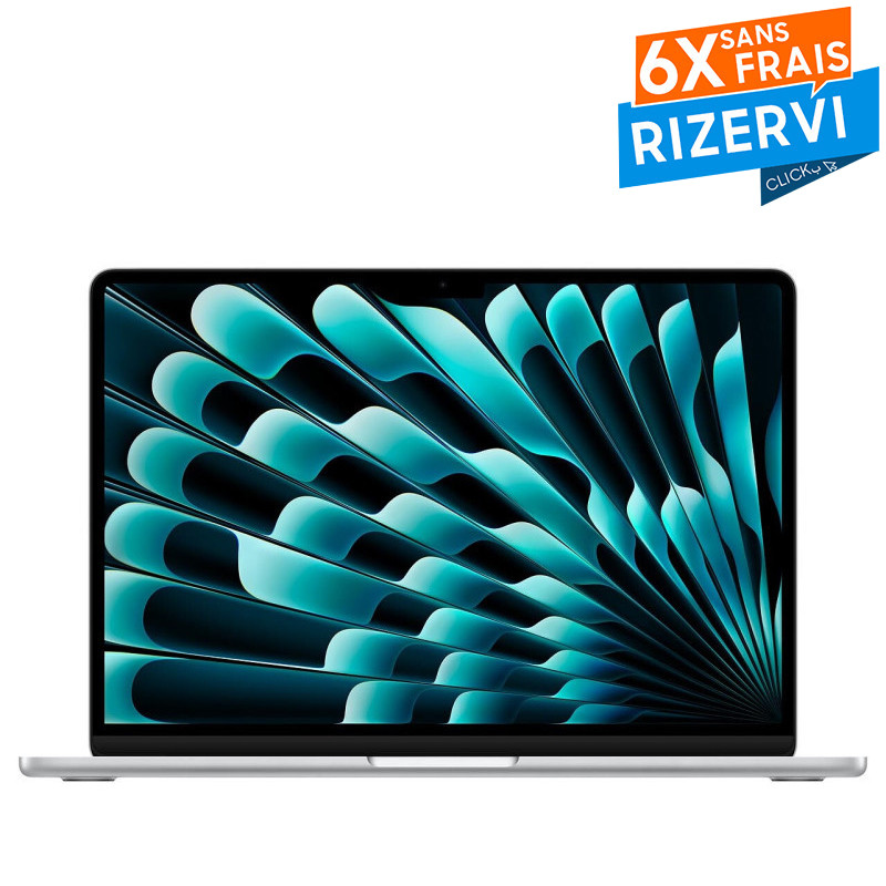 Apple MacBook Air M3 13" (2024) 16Go 256Go SSD Silver en Tunisie Apple MacBook Air M3 13" (2024) 16Go 256Go SSD Silver en Tunisie