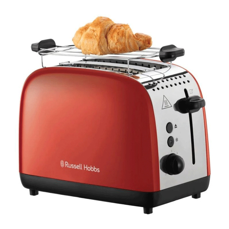 Grille Pain Russell Hobbs Colours Plus 1600W Rouge en Tunisie Grille Pain Russell Hobbs Colours Plus 1600W Rouge en Tunisie