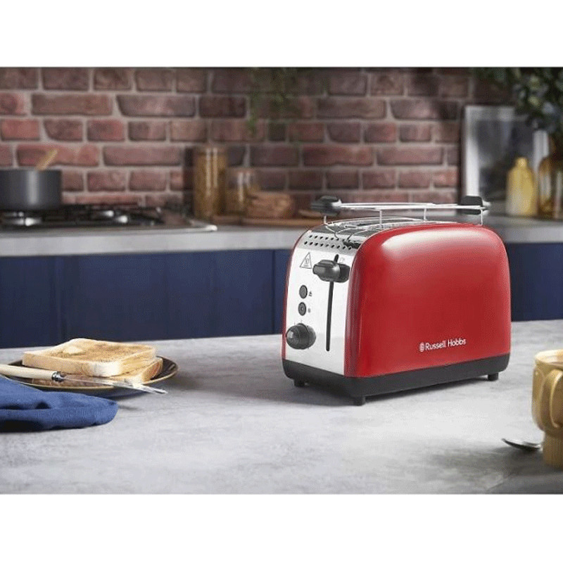 Grille Pain Russell Hobbs Colours Plus 1600W Rouge en Tunisie