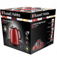 Bouilloire Russell Hobbs Colours Plus 2400W 1 Litres Rouge en Tunisie Bouilloire Russell Hobbs Colours Plus 2400W 1 Litres Rouge en Tunisie