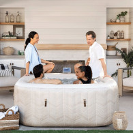 Spa Gonflable Intex Chevron 28446 4 Places Carré Beige en Tunisie Spa Gonflable Intex Chevron 28446 4 Places Carré Beige en Tunisie