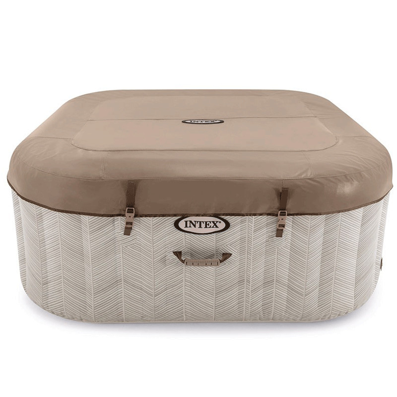 Spa Gonflable Intex Chevron 28446 4 Places Carré Beige en Tunisie