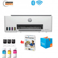 Imprimante Multifonction Jet D'encre HP Smart Tank 580  1F3Y2A - Blanc