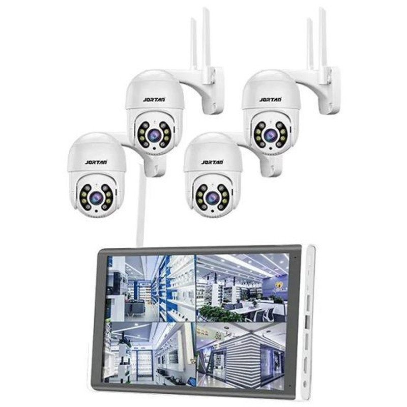 Kit de Surveillance Jortan 4 Caméras Externes 2MP Avec Ecran en Tunisie Kit de Surveillance Jortan 4 Caméras Externes 2MP Avec Ecran en Tunisie