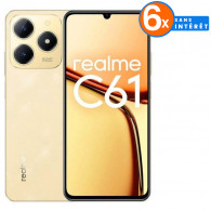 Smartphone Realme C61 6Go 128Go Gold en Tunisie