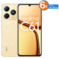 Smartphone Realme C61 8Go 256Go Gold en Tunisie