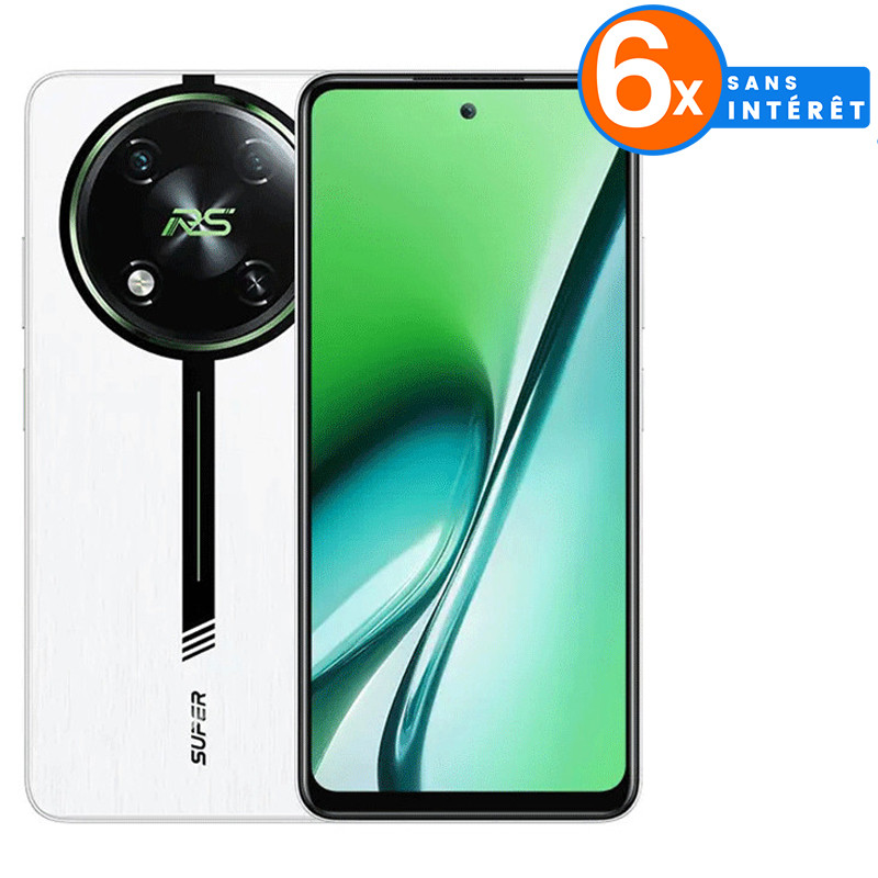 Smartphone Itel RS4 12Go 256Go Blanc en Tunisie Smartphone Itel RS4 12Go 256Go Blanc en Tunisie