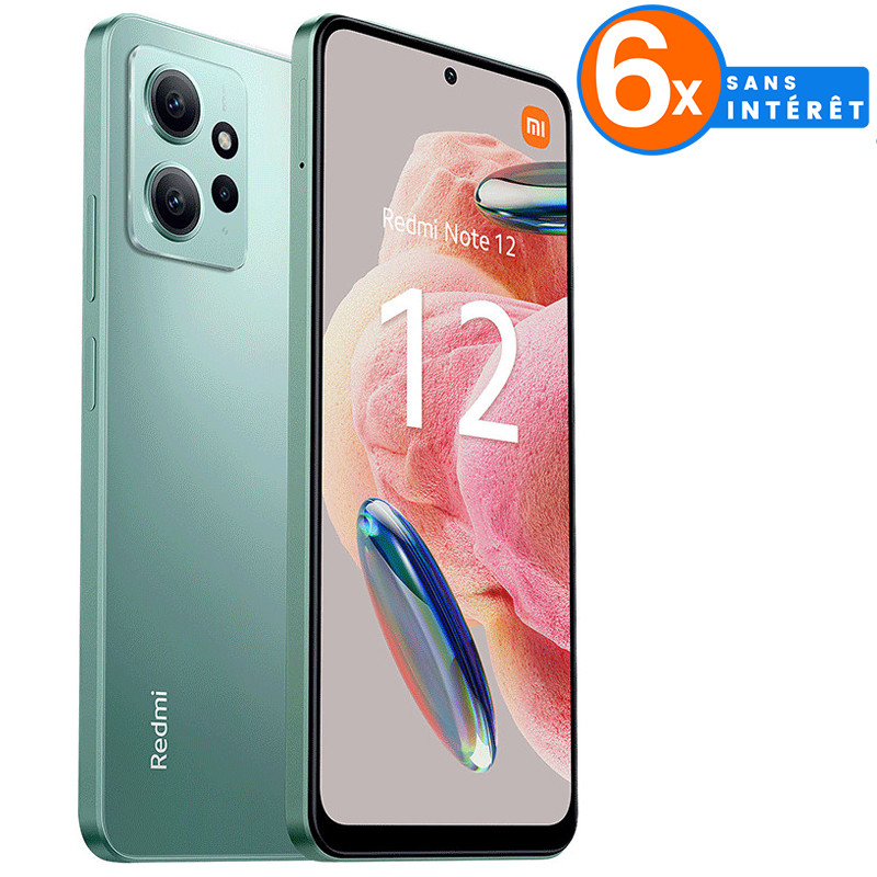 Smartphone Xiaomi Redmi Note 12 4Go 128Go Vert en Tunisie Smartphone Xiaomi Redmi Note 12 4Go 128Go Vert en Tunisie