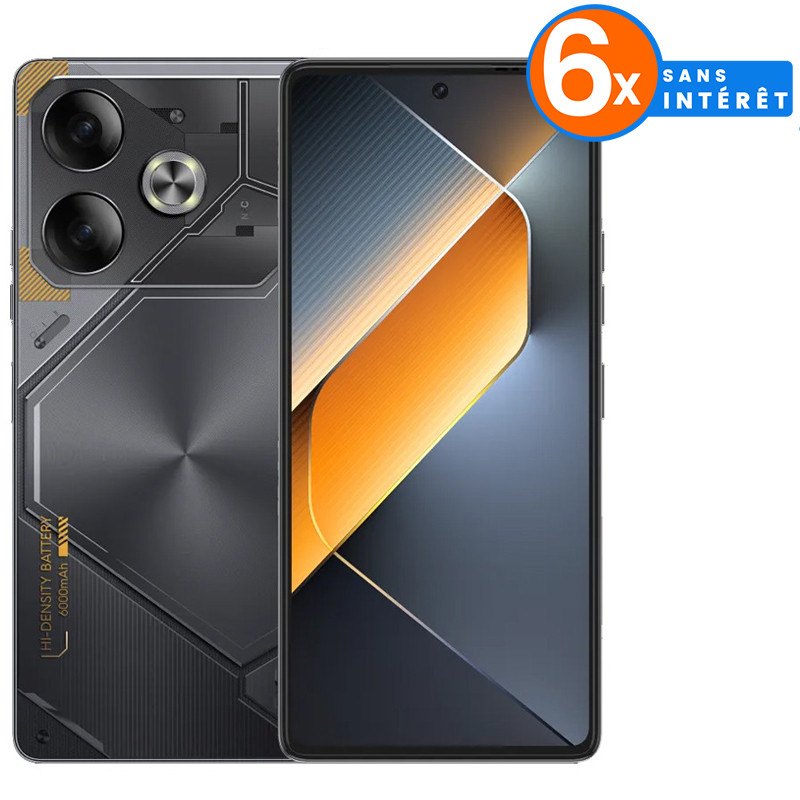 Smartphone Tecno Pova 6 8Go 256Go Gris en Tunisie Smartphone Tecno Pova 6 8Go 256Go Gris en Tunisie