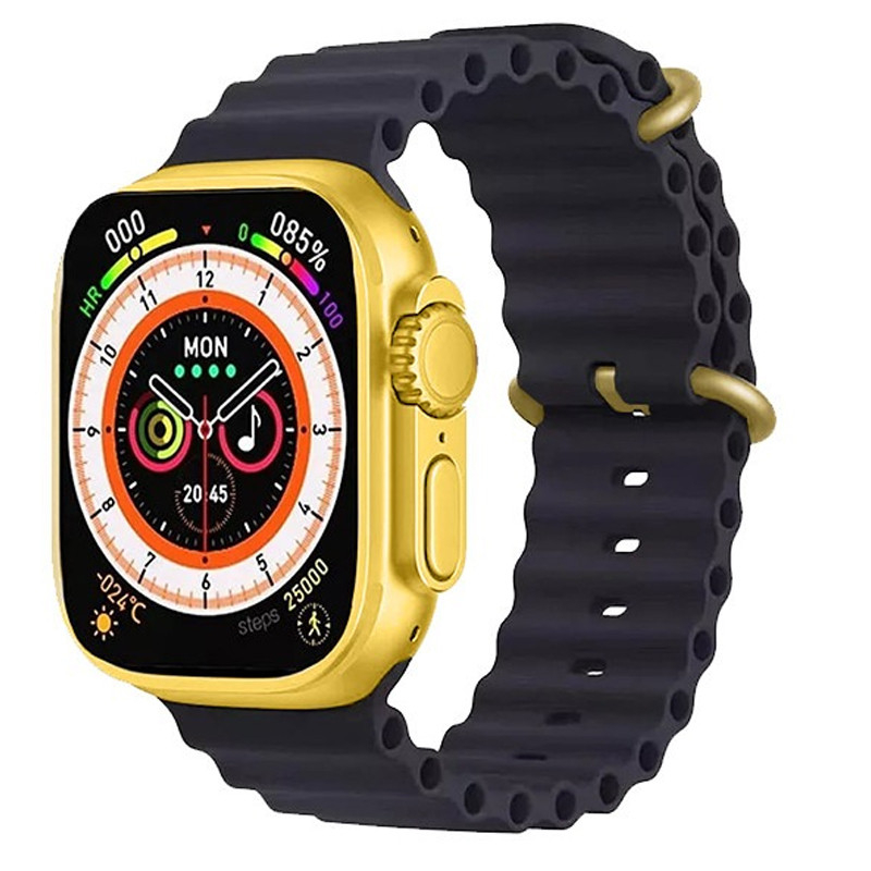 Montre Connectée Ultra 2 Gold&Noir En Tunisie Montre Connectée Ultra 2 Gold&Noir En Tunisie