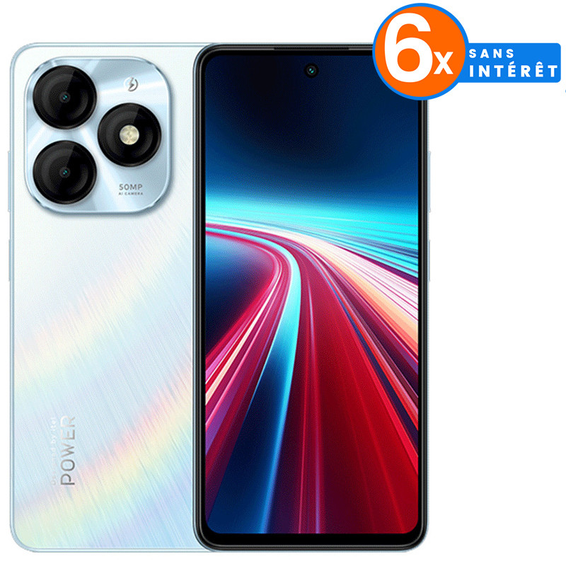 Smartphone Itel P55 8Go 128Go Bleu en Tunisie