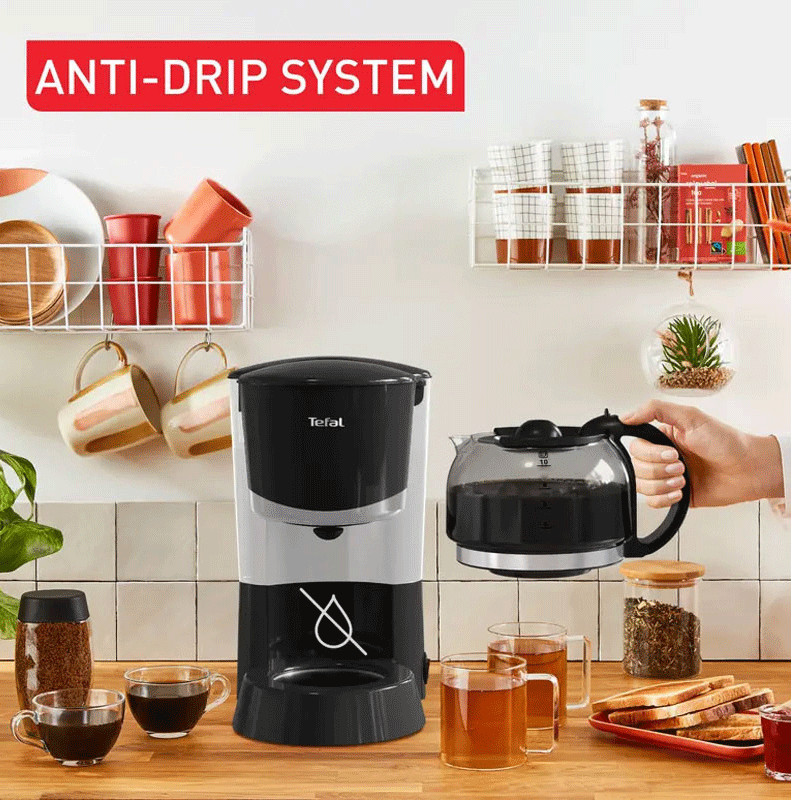 Cafetière Electrique Tefal Vita 870W 1.25L Noir EN Tunisie