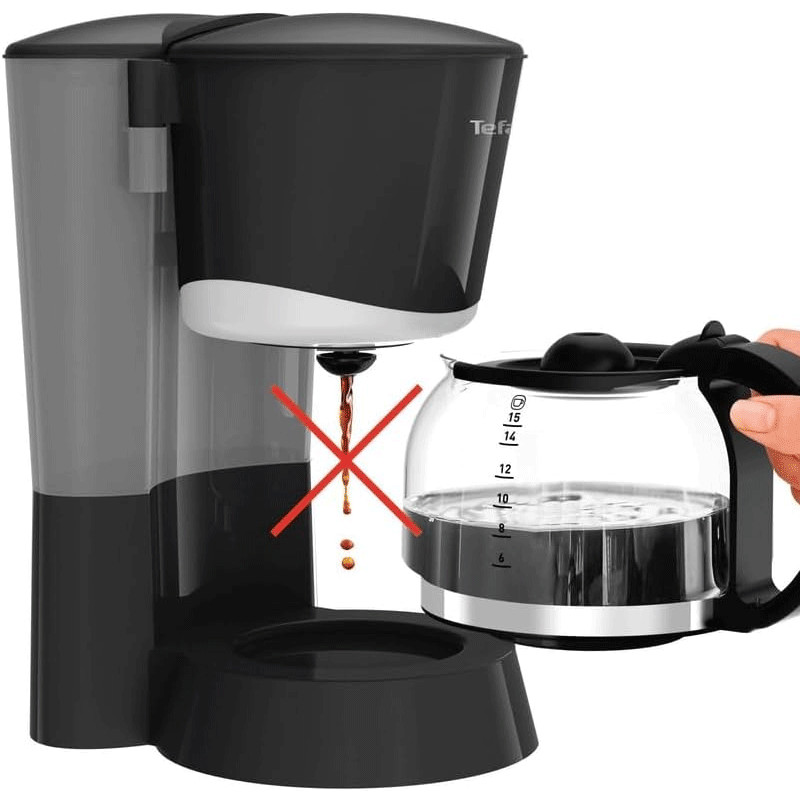 Cafetière Electrique Tefal Vita 870W 1.25L Noir EN Tunisie
