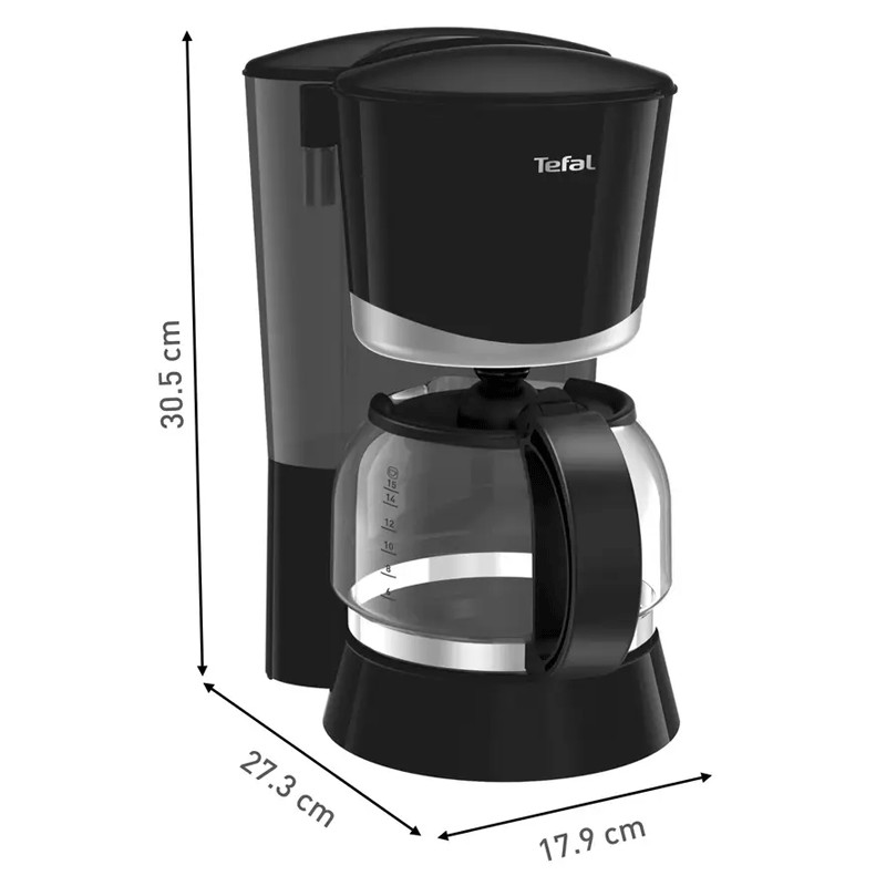 Cafetière Electrique Tefal Vita 870W 1.25L Noir EN Tunisie