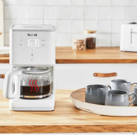 Cafetière Electrique Tefal Sense 1000W 1.25L Blanc en Tunisie
