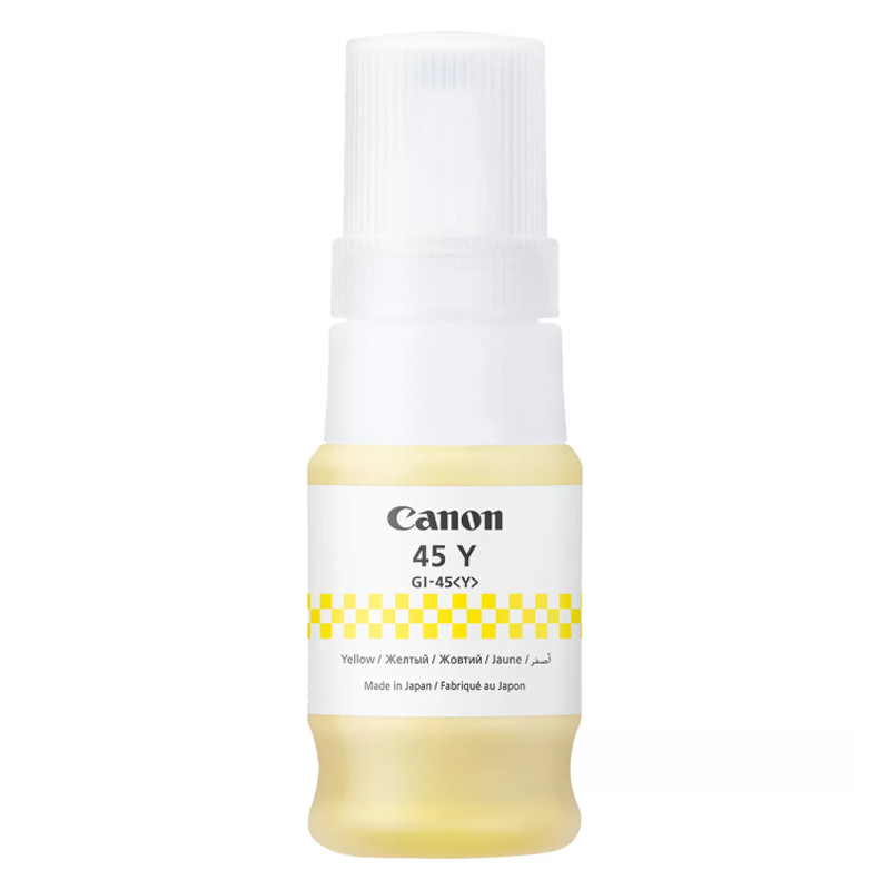 Bouteille D'encre Canon GI-45 Original 40Ml Jaune en Tunisie