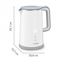 Bouilloire Tefal Sense 1800W 1.5 Litres Blanc EN Tunisie Bouilloire Tefal Sense 1800W 1.5 Litres Blanc EN Tunisie