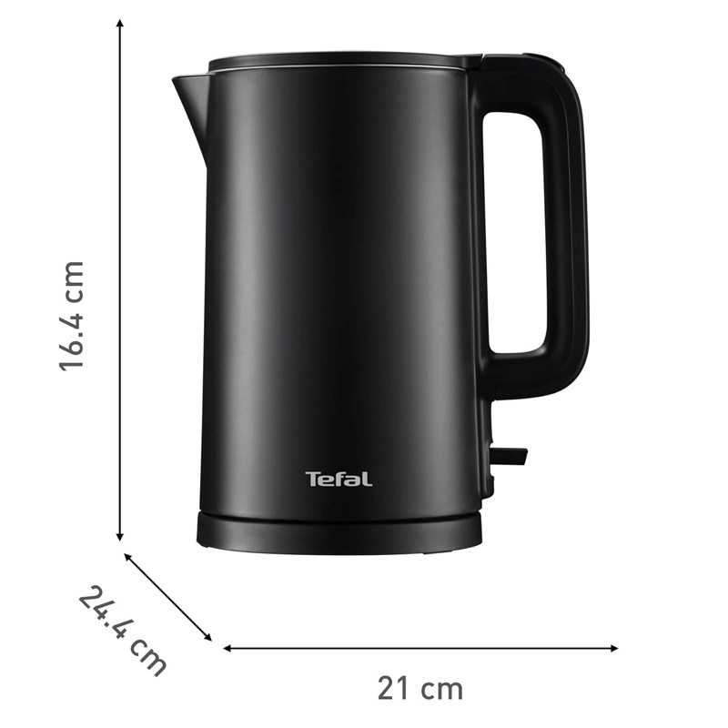 Bouilloire Tefal KO140AE0 1500W 1.9 Litres Noir en Tunisie
