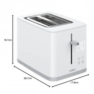 Grille Pain Tefal Sense 850W Blanc en Tunisie Grille Pain Tefal Sense 850W Blanc en Tunisie