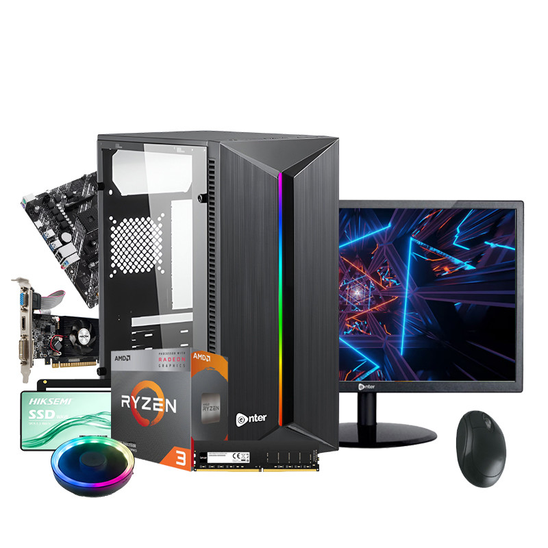 Pc Gamer Reste Cooler AMD Ryzen 3 16Go 256Go SSD Noir en Tunisie Pc Gamer Reste Cooler AMD Ryzen 3 16Go 256Go SSD Noir en Tunisie