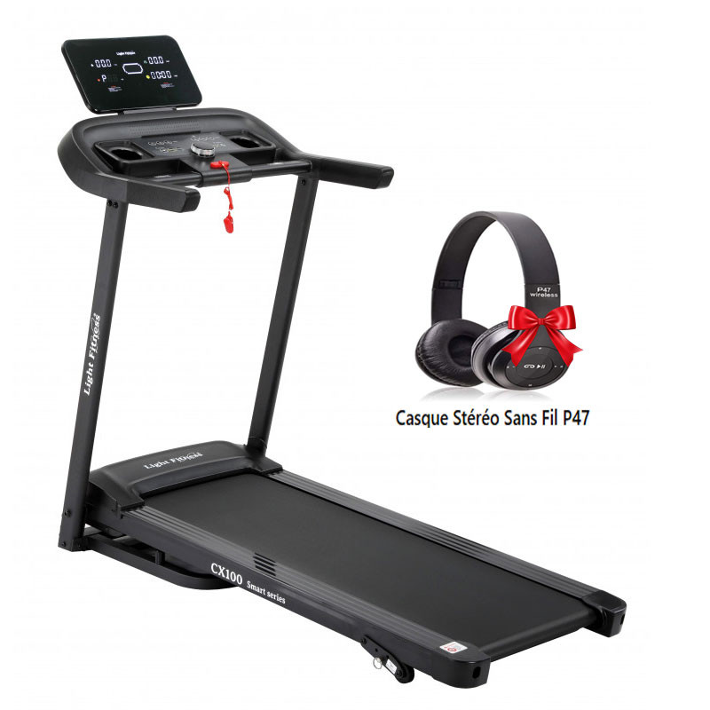 Tapis Roulant Light Fitness CX100 Noir en Tunisie Tapis Roulant Light Fitness CX100 Noir en Tunisie
