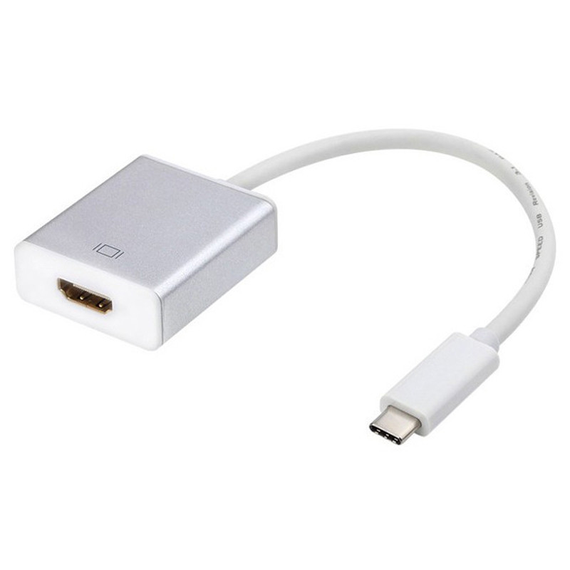 Adaptateur Type-c Vers HDMI Blanc en Tunisie