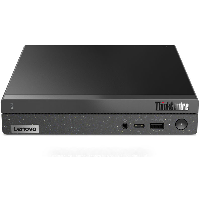 Ordinateur de bureau Lenovo Neo 50q G4 i3 12Gén 8Go 512 Go SSD Noir  en Tunisie