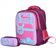 Sac à Dos Scolaire Avec Trousse R0302 Violet En Tunisie