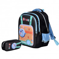 Sac à Dos Scolaire Avec Trousse R0305 Noir En Tunisie