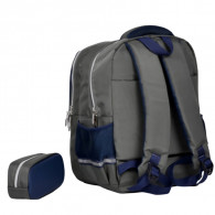 Sac à Dos Scolaire Avec Trousse R0306 Gris Olive En Tunisie