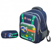 Sac à Dos Scolaire Avec Trousse R0307 Bleu Foncé En Tunisie