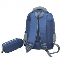 Sac à Dos Scolaire Avec Trousse R0307 Bleu Foncé En Tunisie