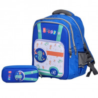 Sac à Dos Scolaire Avec Trousse R0308 Bleu  En Tunisie