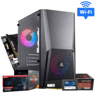 Pc De Bureau Gamer Lightgaming R5 3600 AMD Ryzen 5 16Go 512Go SSD Noir
