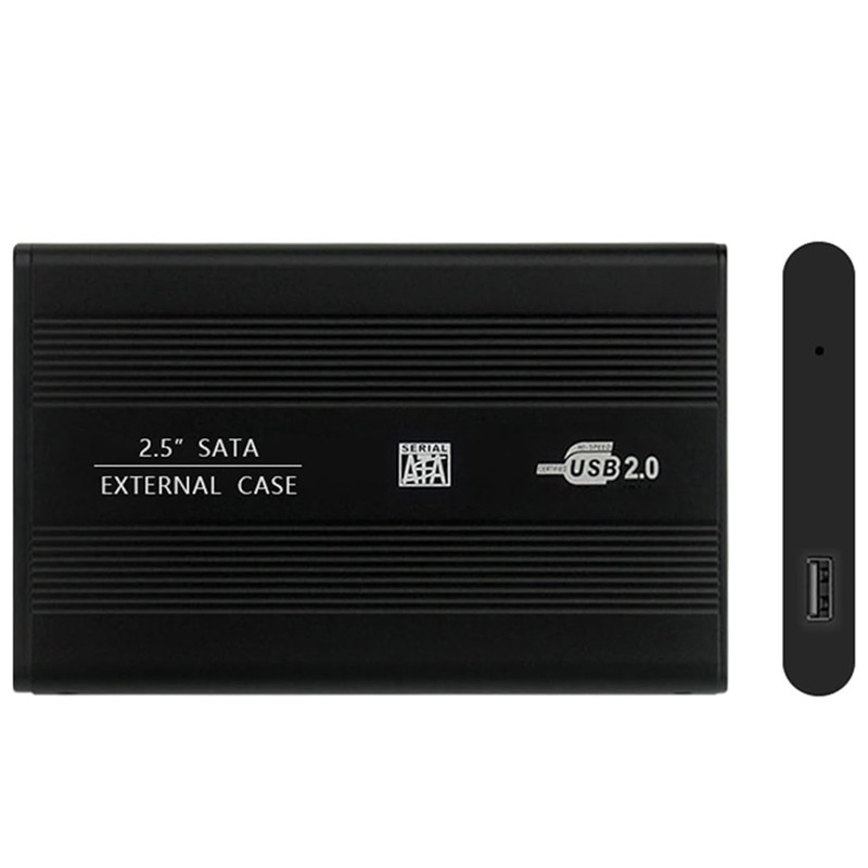 Boitier Disque Dur Externe 2.5" USB 2.0 Noir en Tunisie