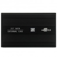 Boitier Disque Dur Externe 2.5" USB 2.0 Noir en Tunisie
