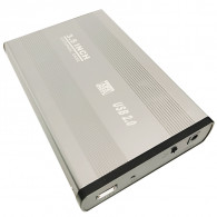 Boitier Disque Dur Externe USB 2.0 Silver en Tunisie