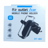 Support Voiture Pour Smartphone Air Outlet RT-601 Noir en Tunisie