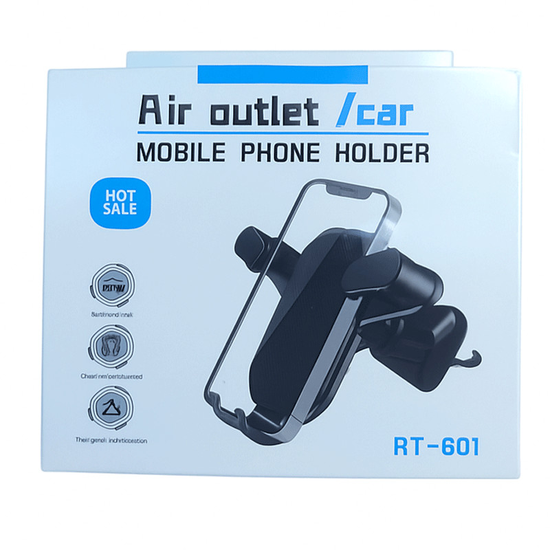 Support Voiture Pour Smartphone Air Outlet RT-601 Noir en Tunisie Support Voiture Pour Smartphone Air Outlet RT-601 Noir en Tunisie