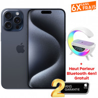 iPhone 15 Pro 256Go Titane Bleu en Tunisie