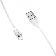 Câble Chargeur Borofone BX19 Lightning Blanc En Tunisie
