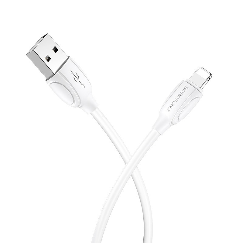 Câble Chargeur Borofone BX19 Lightning Blanc En Tunisie