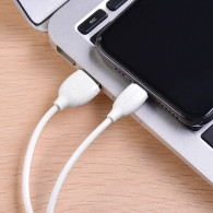 Câble Chargeur Borofone BX19 Lightning Blanc En Tunisie Câble Chargeur Borofone BX19 Lightning Blanc En Tunisie