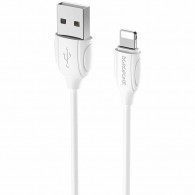 Câble Chargeur Borofone BX19 Lightning Blanc En Tunisie