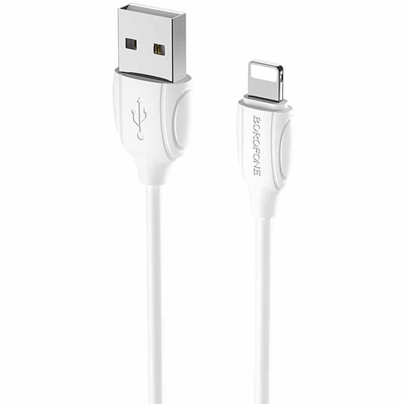 Câble Chargeur Borofone BX19 Lightning Blanc En Tunisie Câble Chargeur Borofone BX19 Lightning Blanc En Tunisie