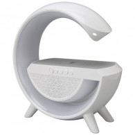 Haut Parleur Bluetooth 3en1 2301 LED Avec Chargeur Sans Fil Blanc En Tunisie Haut Parleur Bluetooth 3en1 2301 LED Avec Chargeur Sans Fil Blanc En Tunisie