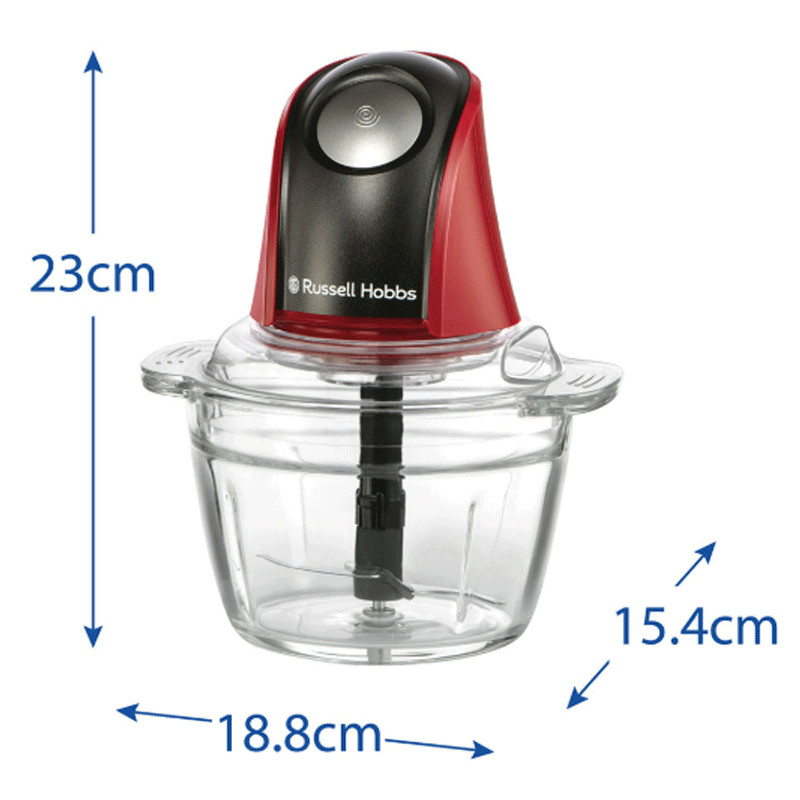 Mini Hachoir Russell Hobbs Desire 200W Rouge en Tunisie