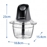 Mini Hachoir Russell Hobbs Desire 200W Noir en Tunisie Mini Hachoir Russell Hobbs Desire 200W Noir en Tunisie