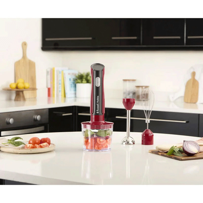 Mixeur Plongeant Russell Hobbs Desire 500W Rouge en Tunisie