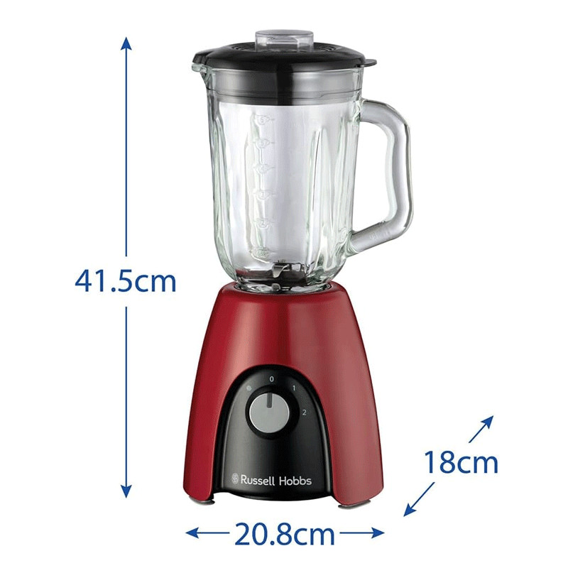 Blender Russell Hobbs Desire 650W 1.5 L Rouge en Tunisie